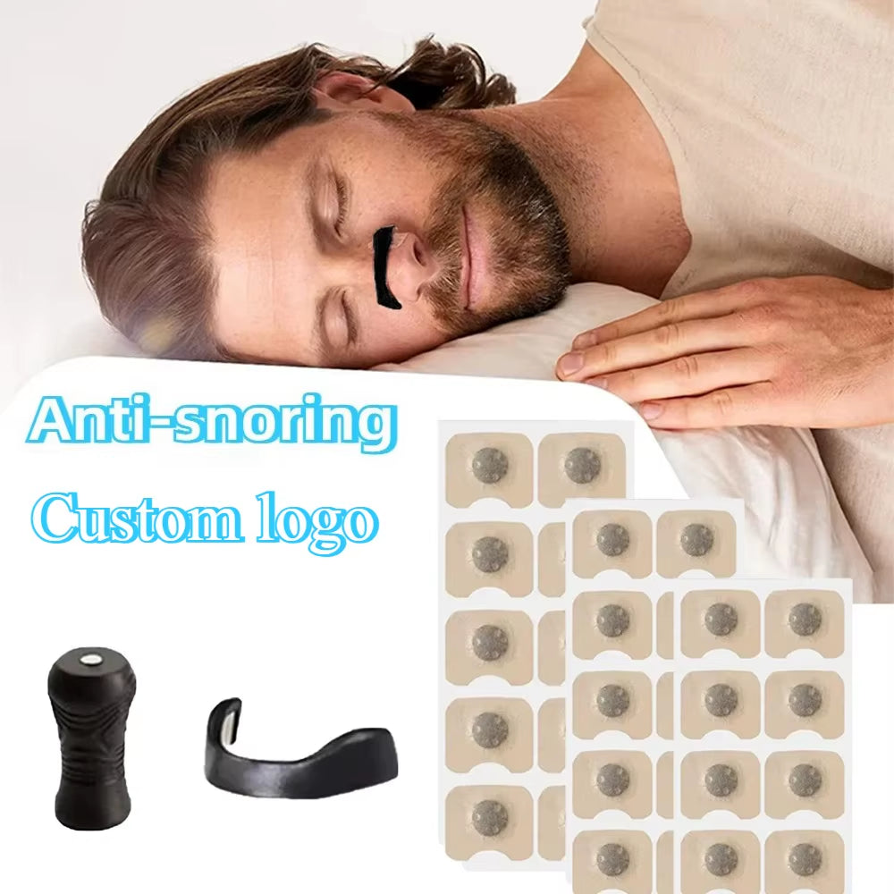 Anti-Snoring Nose Clip Nasal Breathing Dilators Starter Kits Magnetic Nose Strips Increase Sports Air Intake Improve Sleeping